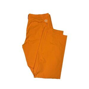 Puma Golf Orange Pants Men’s 36x34 Sport Lifestyle Flat Front Stretch
